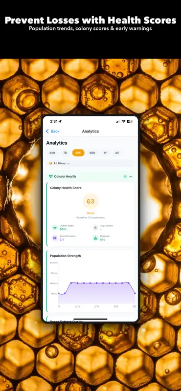 HiveSense: Tracker de Colmenas screenshot 2 of 6