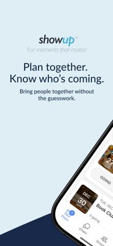 ShowUp – Plan Together Screenshot 1 of 8