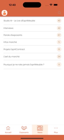 ESPRITMEUBLE iPhone screenshot