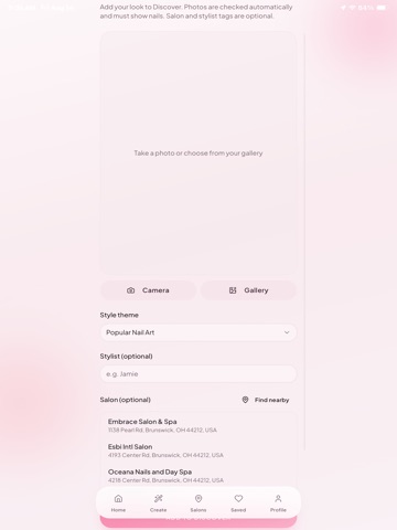 OnlyNails iPad screenshot