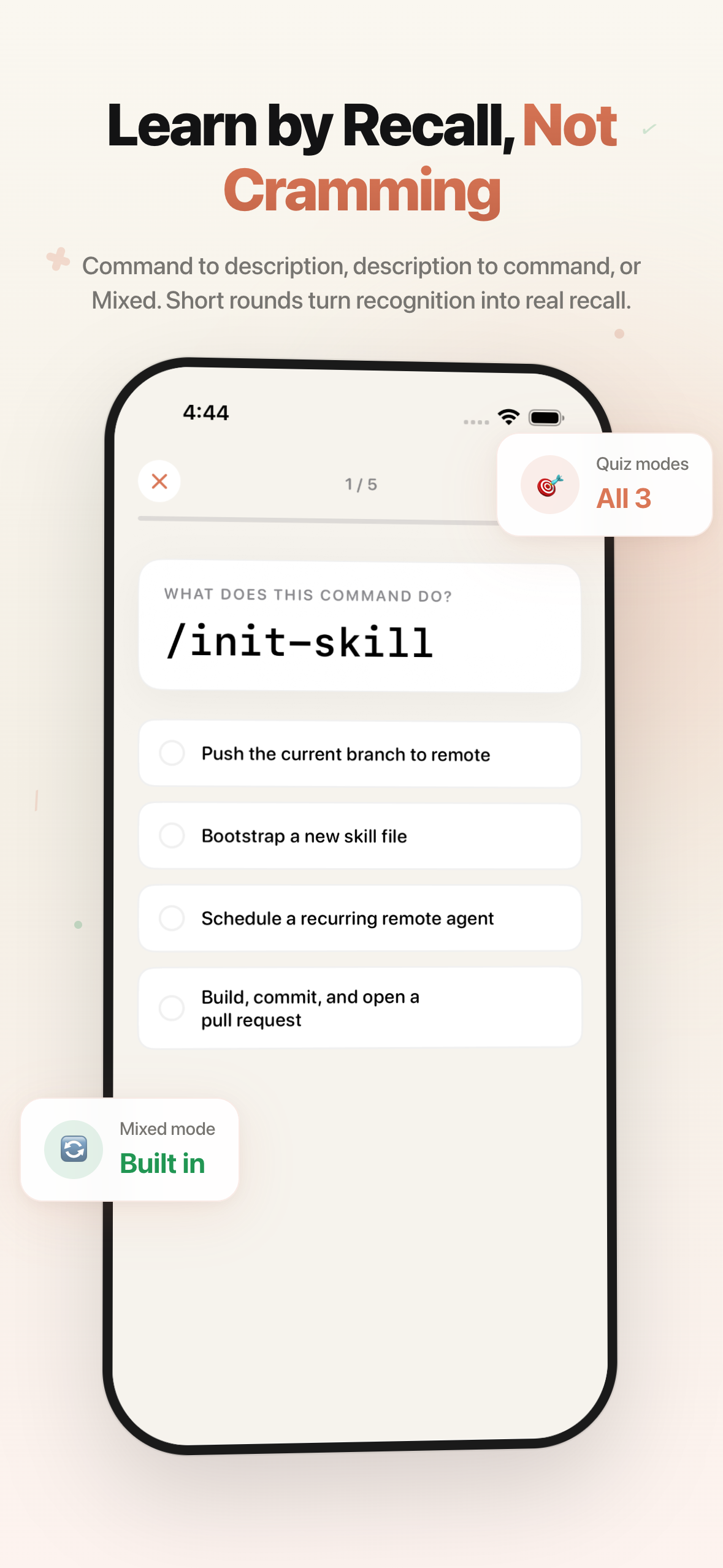 /cards: Claude Code Flashcards screenshot 2