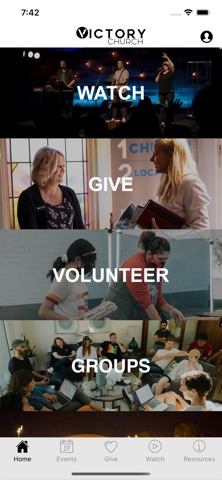 Victory Church GO app screenshot