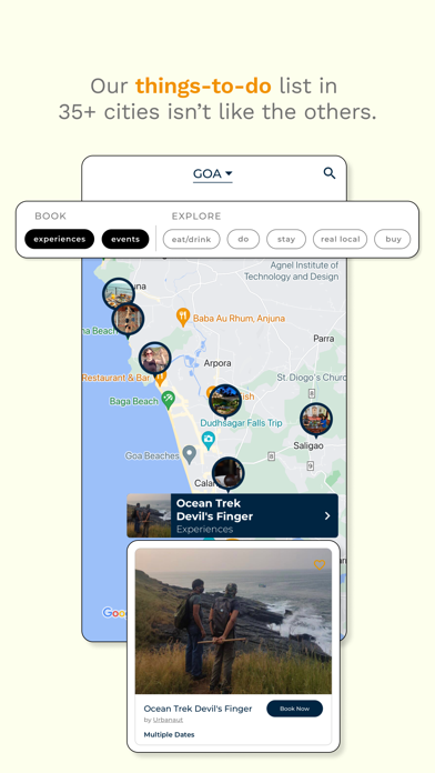 Urbanaut: Local Experiences iPhone screenshot 6 - Travel app
