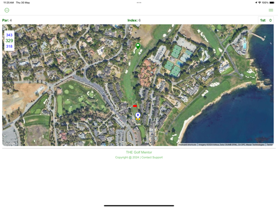 Golf Mentor iPad screenshot 1 - Sports app