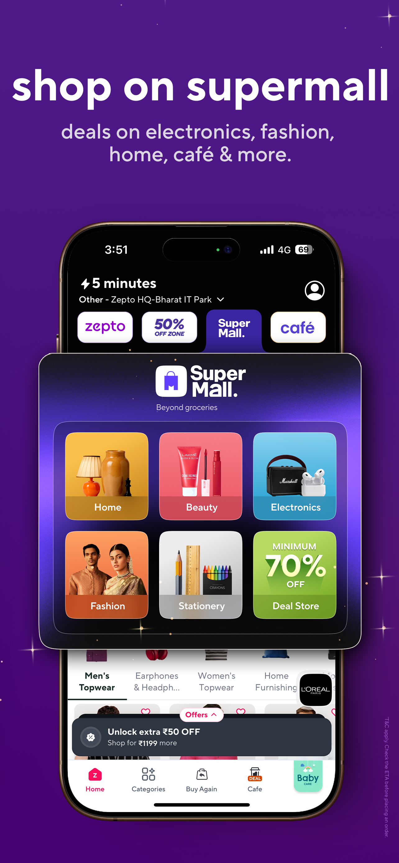 Zepto: Groceries in minutes