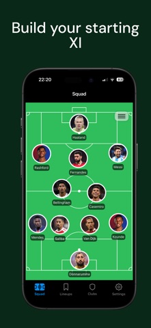 Squad11: Football Lineup Maker screenshot