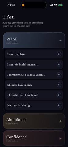I Am - Custom Affirmations Screenshot 3 of 6
