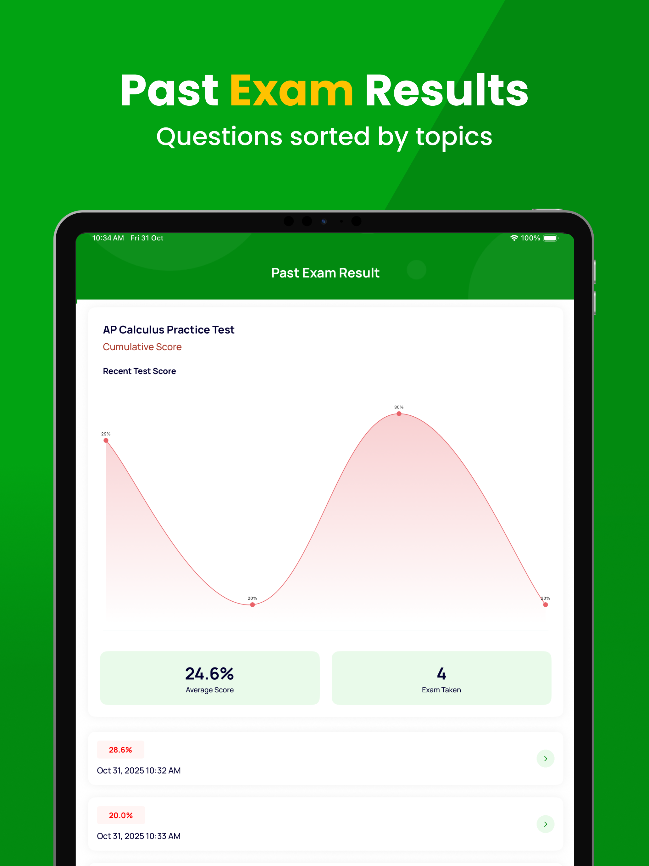AP Calculus Practice Test Exam