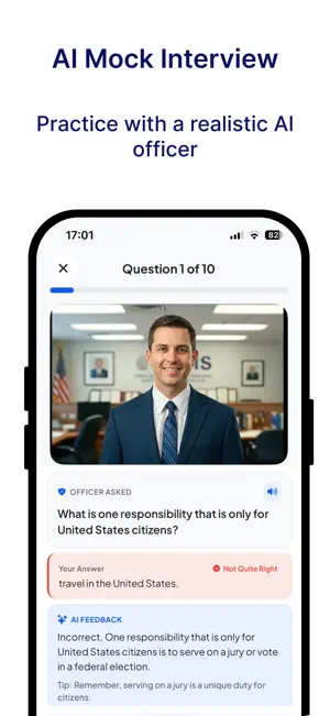 U.S. Citizenship Test 2027 screenshot 2