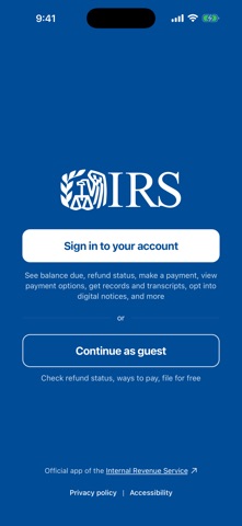 IRS Screenshot 1 of 9