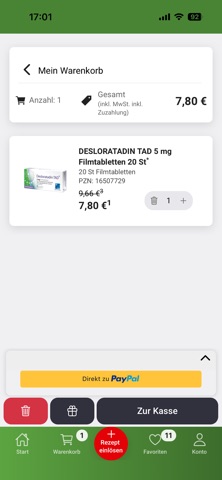 Engel&Bahnhof Apotheke VELEN screenshot