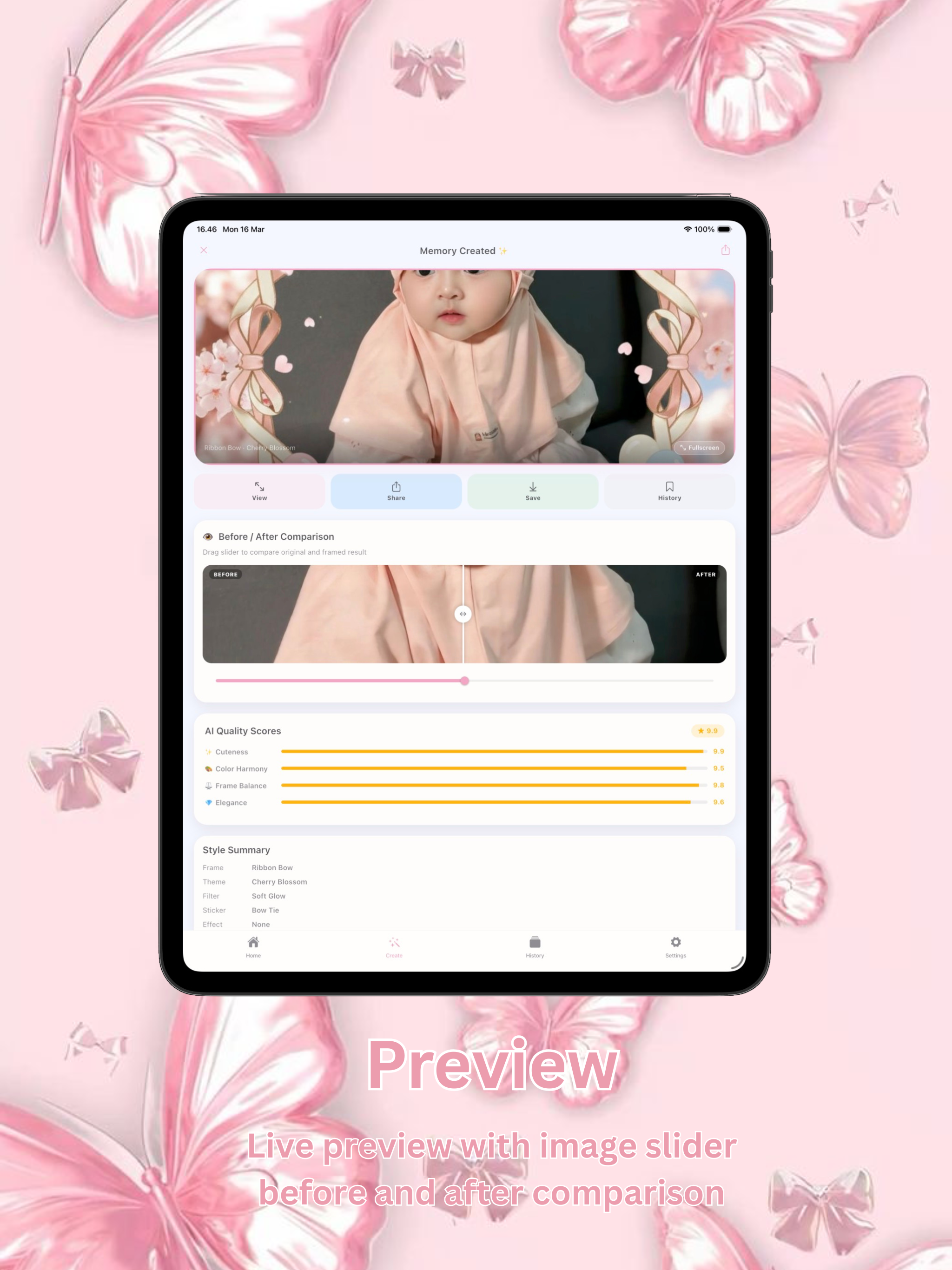 Baby AI: Photo & Frame Design screenshot 7