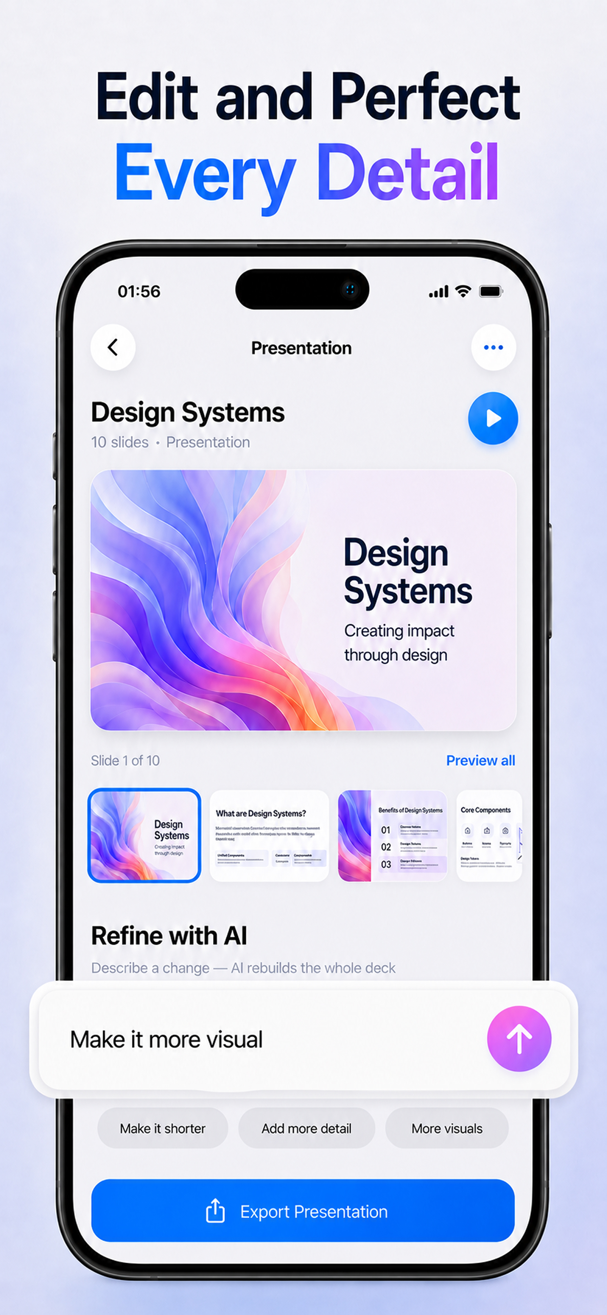 GammAI: AI Presentation Maker screenshot 3
