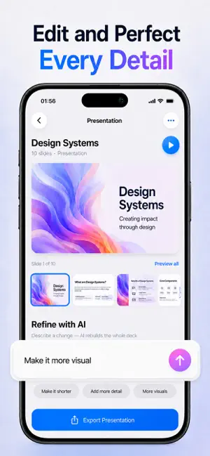 GammAI: AI Presentation Maker screenshot 3