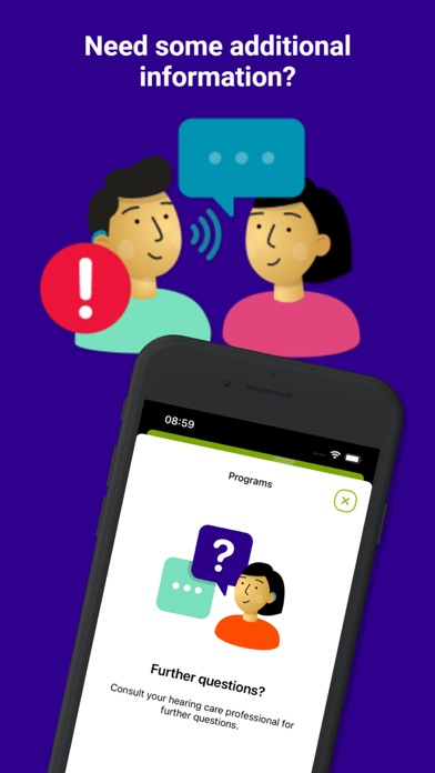 myPhonak Junior iPhone screenshot 6 - Medical app