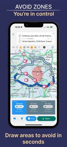 NaviTruck GPS Truck & Caravan iPhone screenshot 6