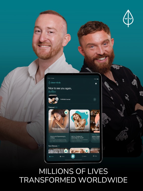 Clear Minds - Hypnotherapy iPad screenshot 6 - Health & Fitness app