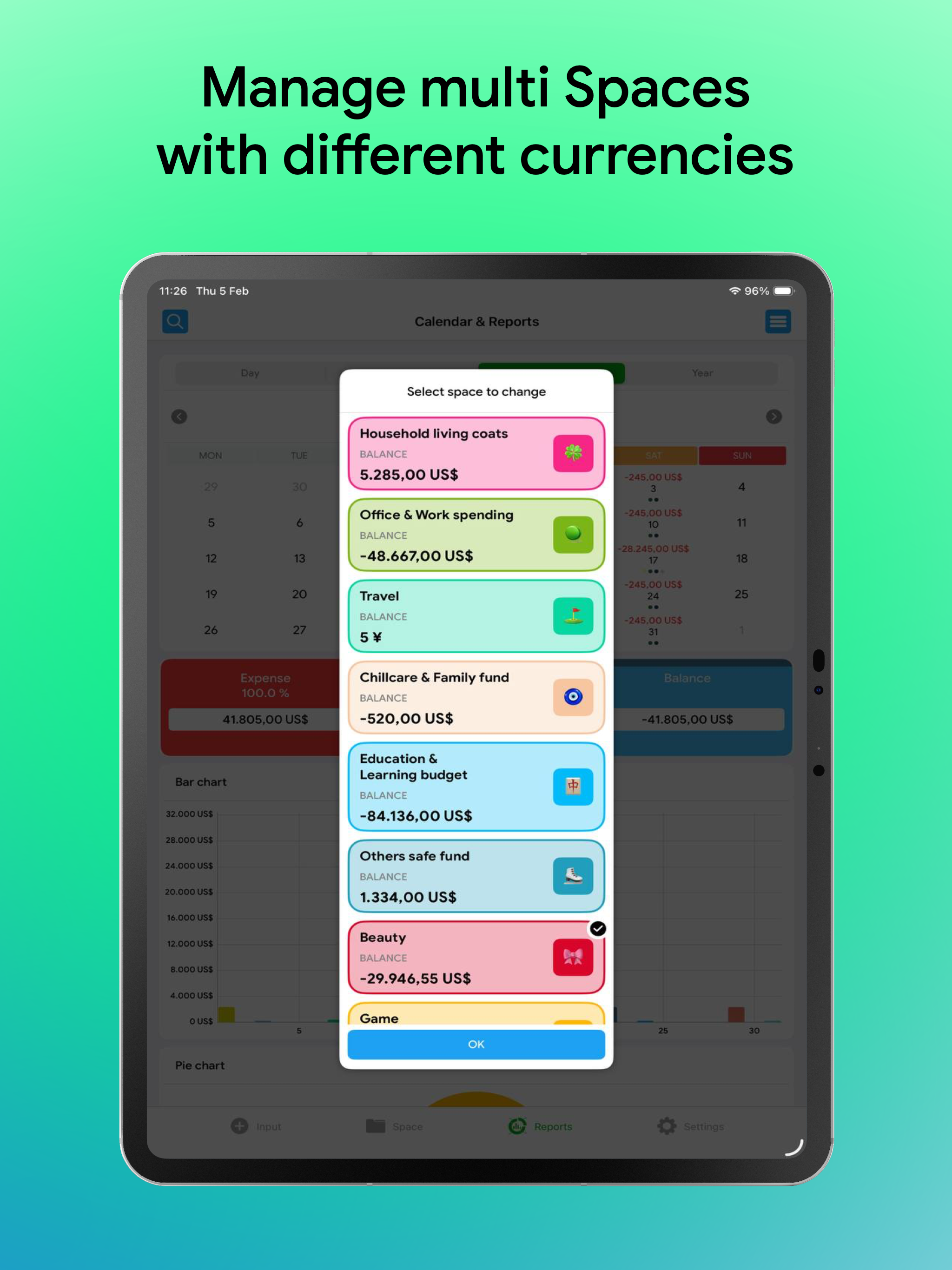 Expense Tracker: Color Money
