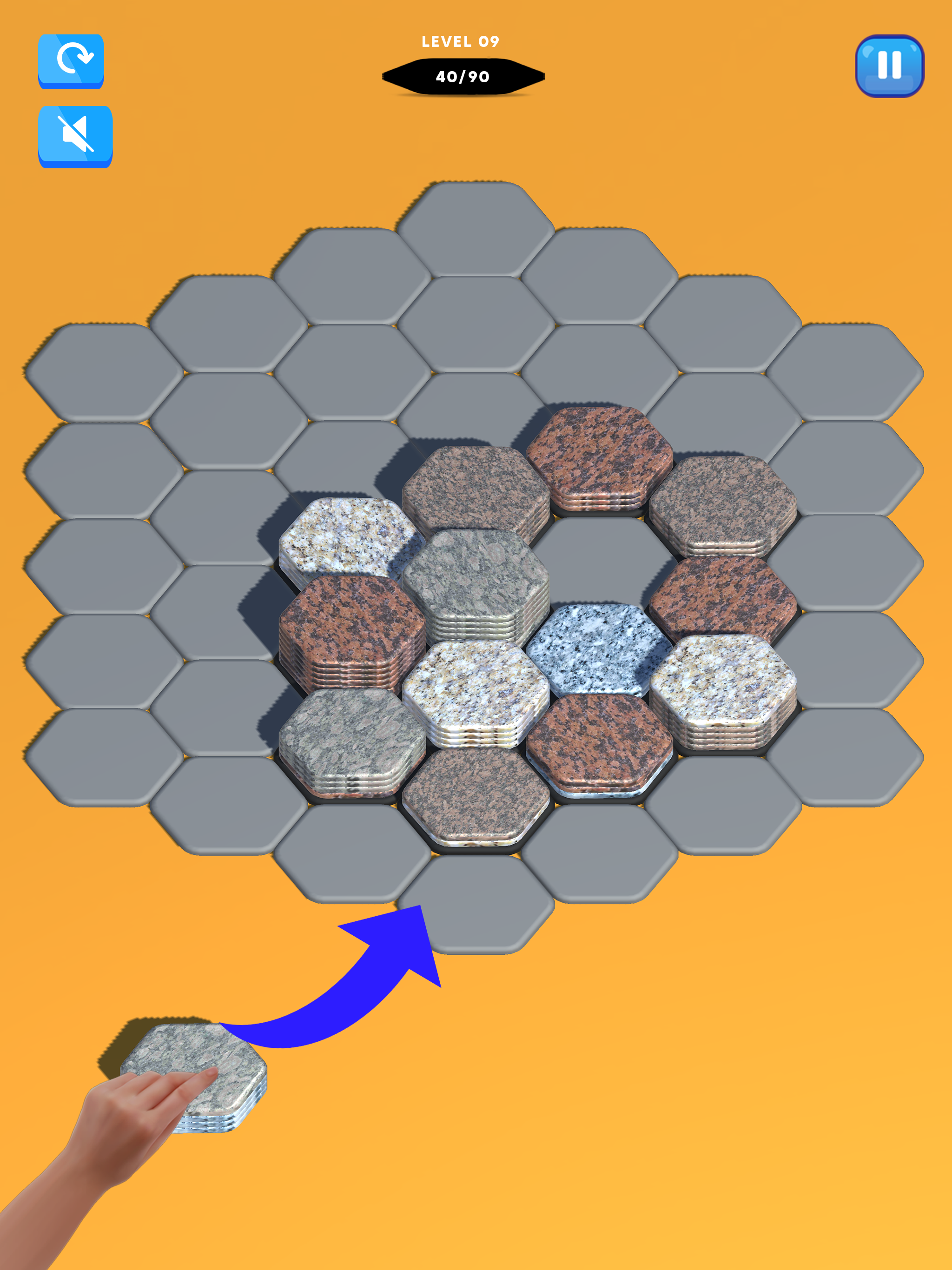 Hexagonal Flag: Sort Puzzle 3d screenshot 7