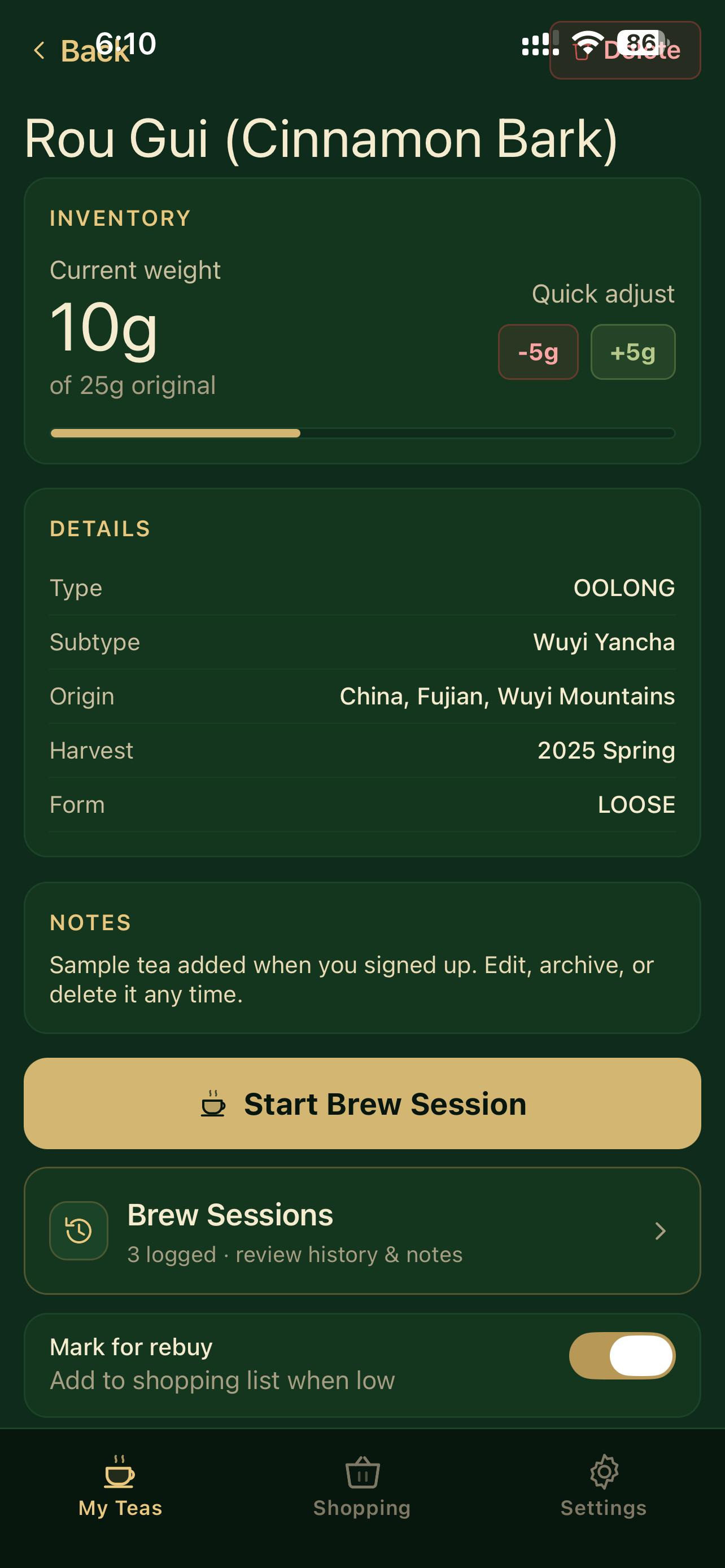 Tea Cellar