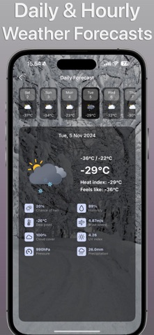天气警报・实时预报 screenshot