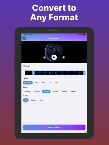 Video to MP3 Converter ° iPad screenshot
