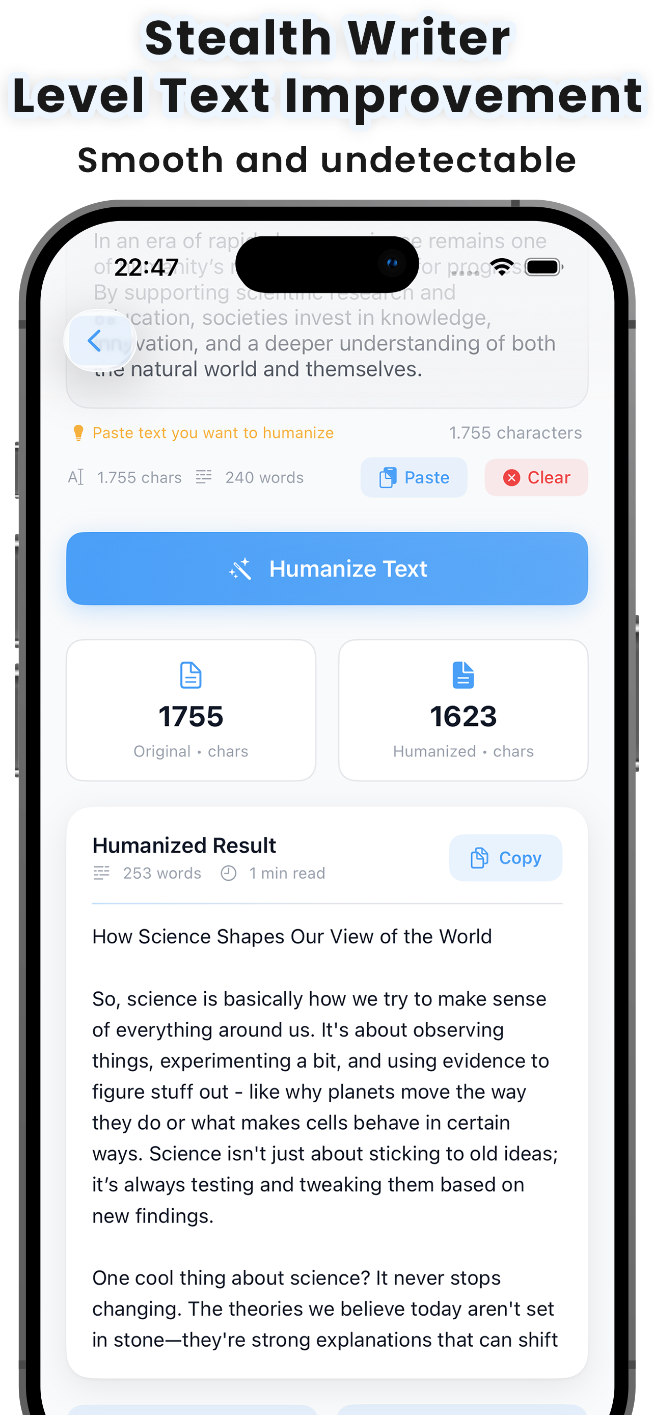 NoteAI Humanizer & Transcript screenshot 4
