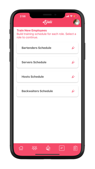 Yelli - Restaurant Training Screenshot