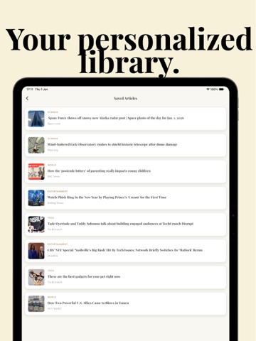 SmartyPants: Daily News Digest ipad screenshot 4