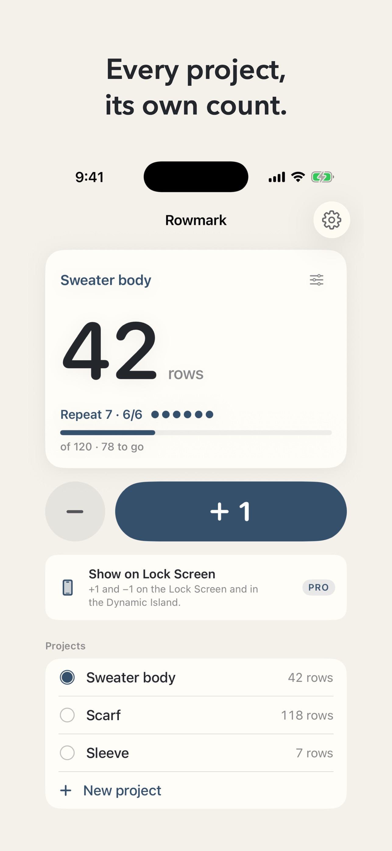 Screenshot 3 of Rowmark – Knitting Counter