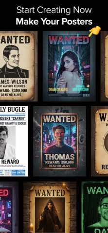 Wanted Poster Maker iPhone screenshot