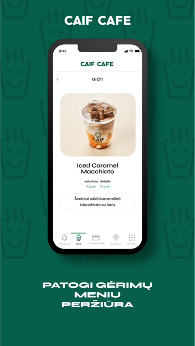 Caif Cafe Screenshot