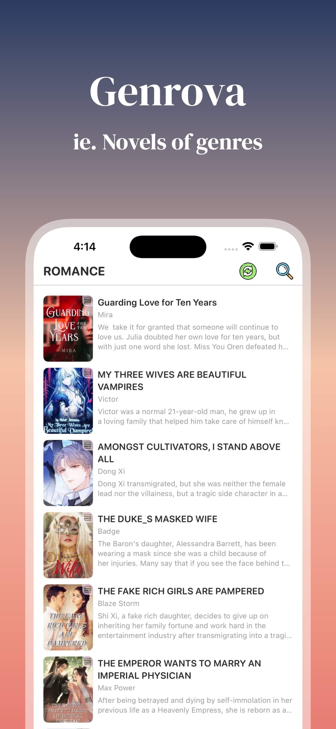 Genrova - Novels of Genres