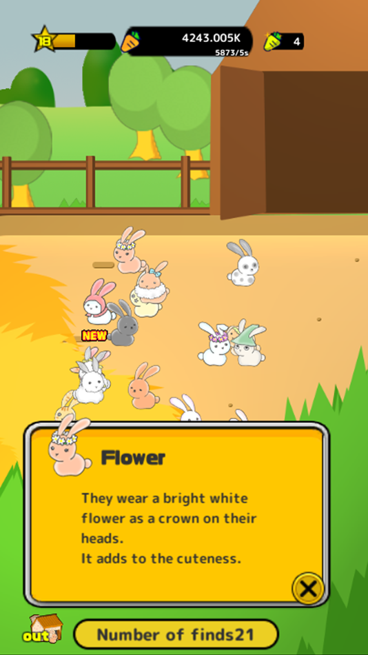 #4. RabbitFarmStory IdlepuzzleGame (iOS) 来自: minoru yamazaki