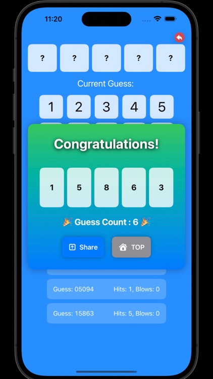 Hit&Blow Card Game screenshot-4