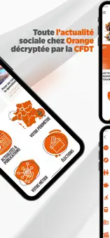 Écran de l'application