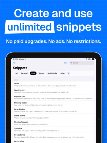 App screenshot