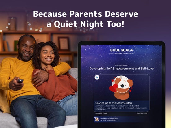 Cool Koala: Bedtime Meditation iPad screenshot 6 - Health & Fitness app