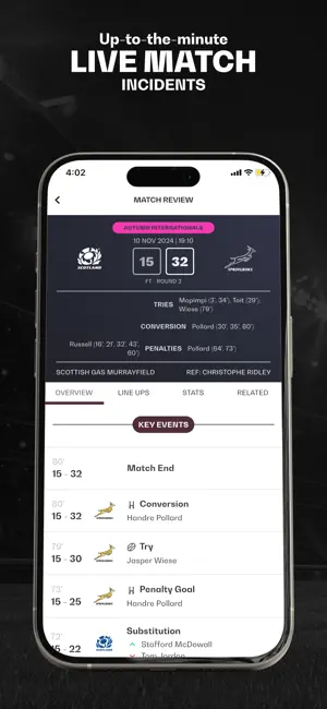 The Rugby App ™ screenshot 2