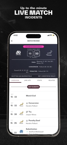 The Rugby App ™ screenshot