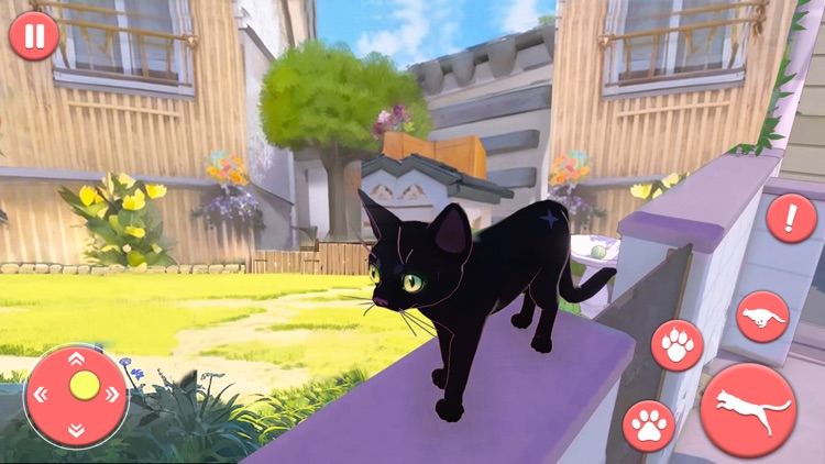 Little Cat Lost in Modern City