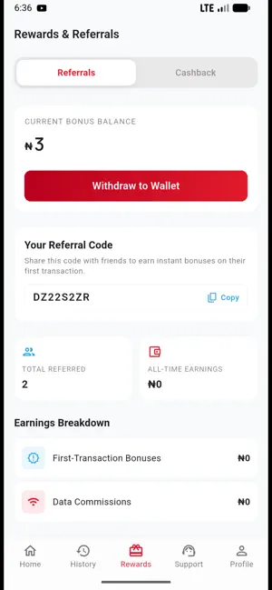Cred Data Sub screenshot 2
