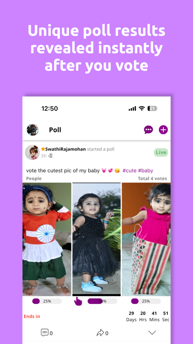 Screenshot 3 of MaxVot Social Media App