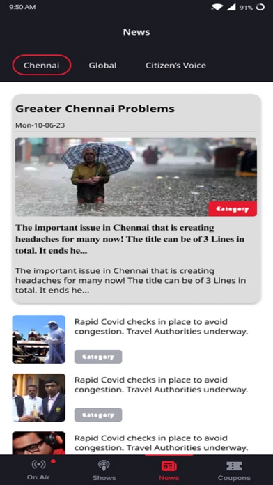 Chennai Live Screenshot