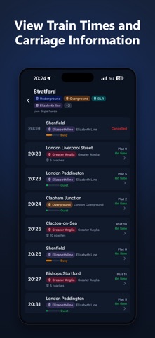 Platform Watch UK iPhone screenshot 3