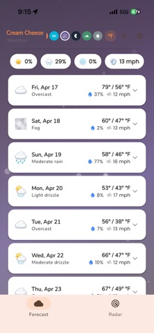 Salmonroll Weather App Screenshot 5 of 6