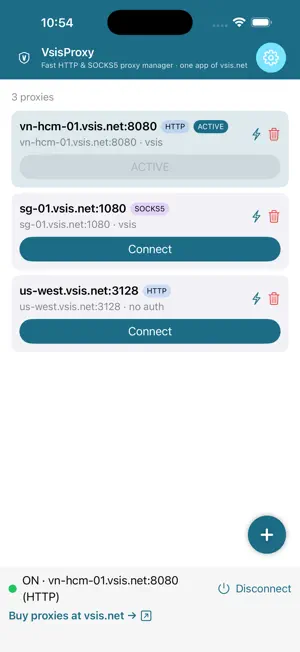 VsisProxy screenshot 3