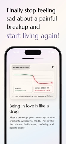 overit: get over your breakup iPhone screenshot
