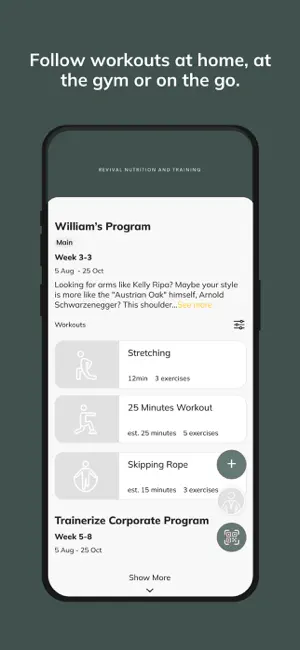Revival Nutrition and Training screenshot 3