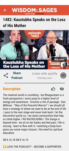 WOTS Podcast iPhone screenshot